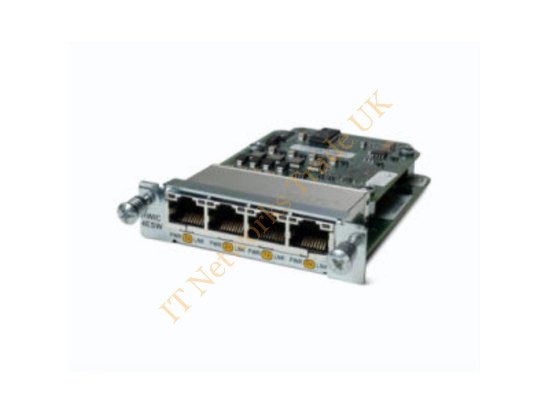 E100-PCIE-4PGE Cisco 4 Port 4 x Network (RJ-45) Gigabit Ethernet Card Network Adapter