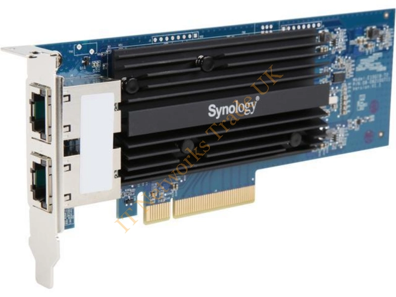 E10G18-T2 Synology E10G18-T2 10GB Ethernet Adapter - w/ 2x RJ45 Ports