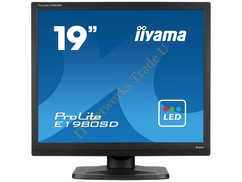 E1980SD-B1 - iiyama ProLite E1980SD 19" SXGA LED Black computer monitor