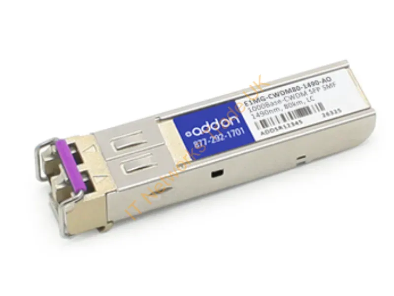 E1MG-CWDM80-1490-AO - Addon Networks E1Mg-Cwdm80-1490-Ao Network Transceiver Module Fiber Optic 1000 Mbit/S Sfp 1490 Nm