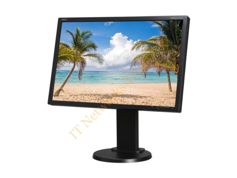 E222W-BK NEC Display MultiSync E222W 22" LCD Monitor 16:10 5 ms 1680 x 1050 16.7 Million Colors 250 Nit 1000:1 DVI VGA