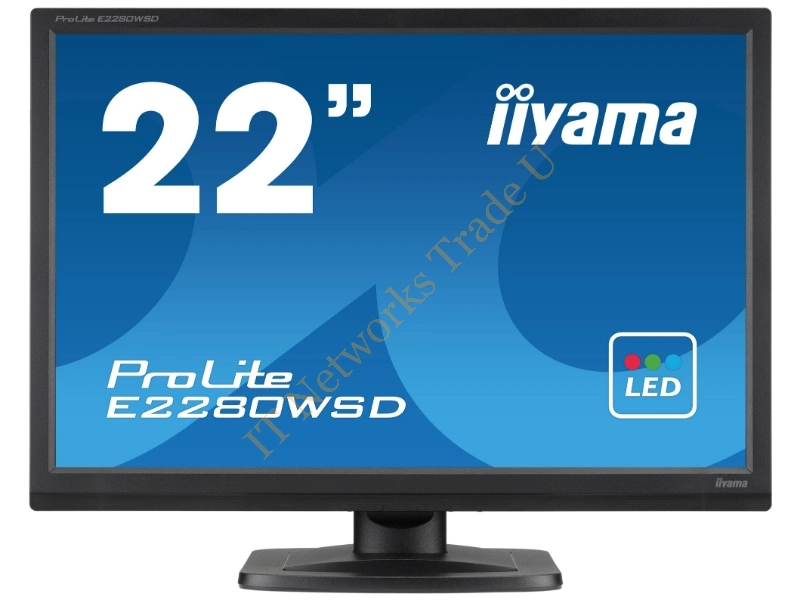 E2280WSD-B1 - iiyama ProLite E2280WSD-B1 22" LED Matt Black computer monitor LED display