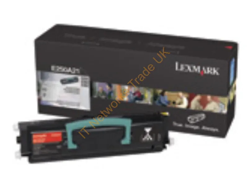 E250A80G - Lexmark E250A80G Toner black Project remanufactured, 3.5K pages ISO/IEC 19752 for Lexmark E 250/350