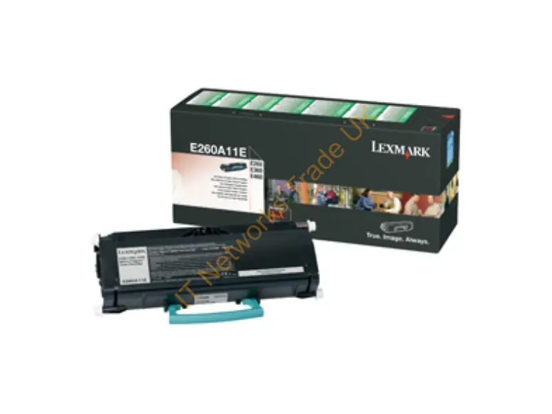 Lexmark E260A11E Toner black, 3.5K pages @ 5% coverage Accessory