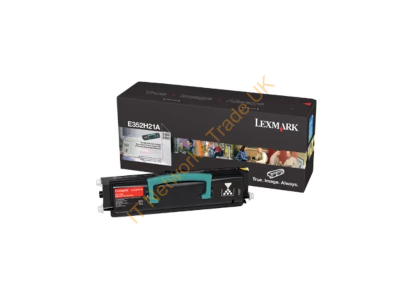 E352H21A - Lexmark E350, E352 High Yield Toner Cartridge Original Black