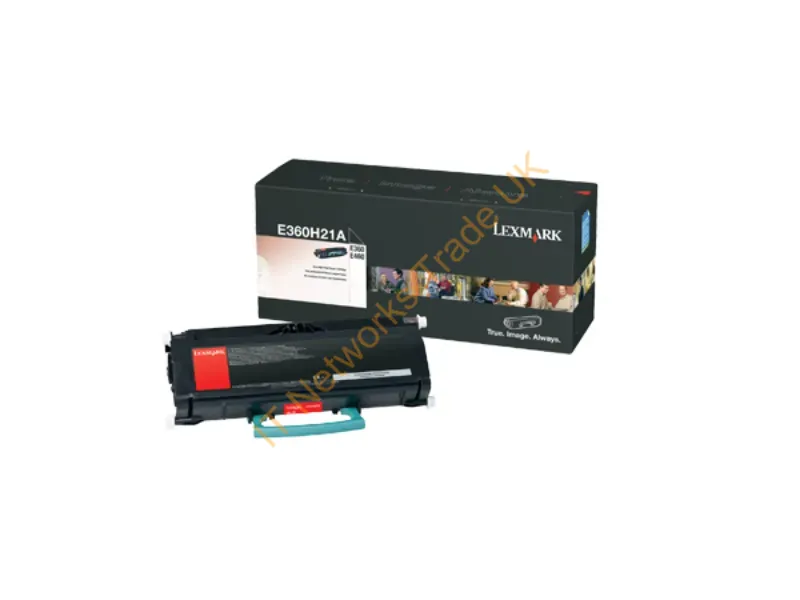 E360H21A - Lexmark E360, E46X High Yield Toner Cartridge Original Black
