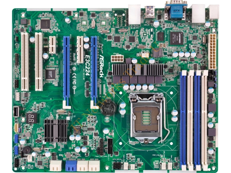 Asrock E3C224 Intel C224 LGA 1150 (Socket H3) ATX server/workstation motherboard