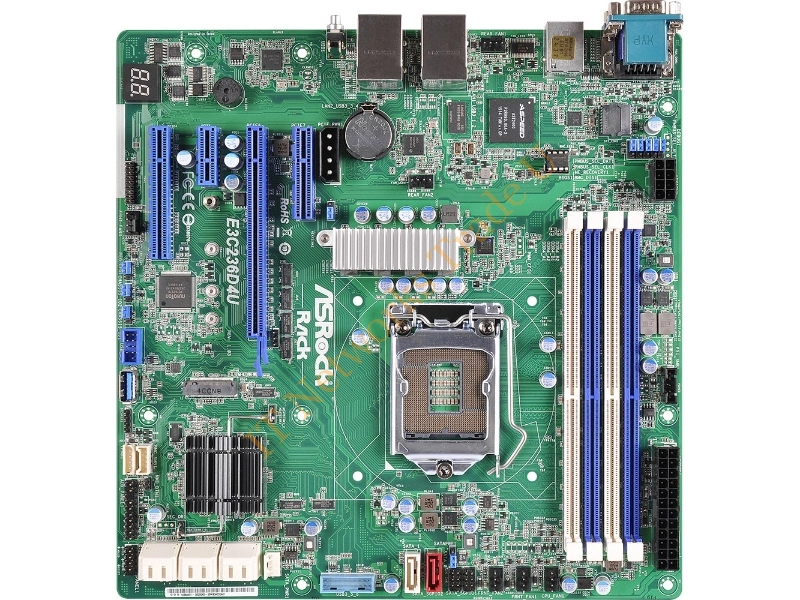 Asrock E3C236D4U Intel C236 microATX server/workstation motherboard