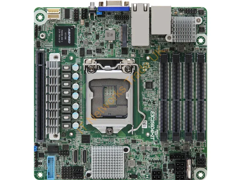 E3C256D4I-2T - Asrock E3C256D4I-2T Motherboard Intel C256 Lga 1200 (Socket H5) Mini Itx