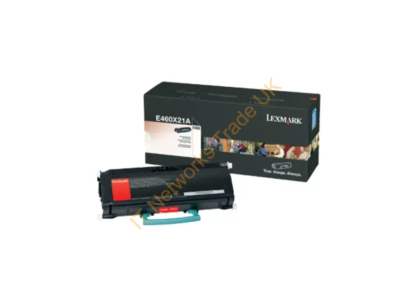 E460X21A - Lexmark E460 Extra High Yield Toner Cartridge Original