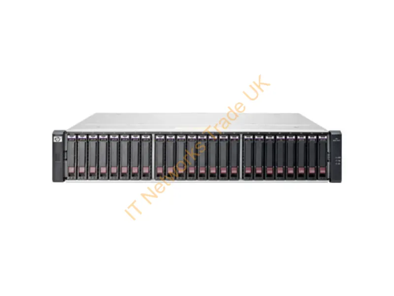 E7W04AR - Hpe Msa 1040 2-Port 10G Iscsi Dual Controller Sff Disk Array 0 Tb Rack (2U) Black, Stainless Steel
