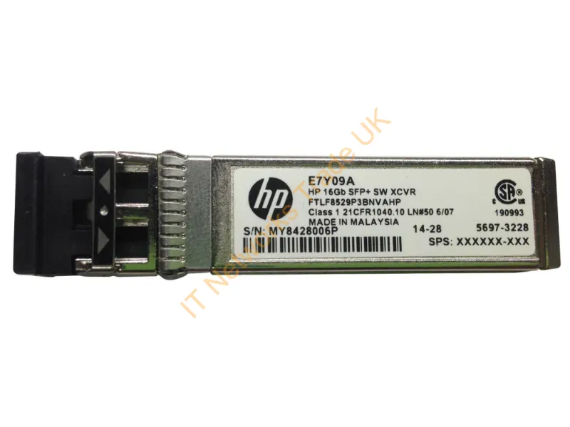 E7Y09AR HP 16Gb/s Multi-Mode Fibre Short Wave 850nm LC Connector SFP Transceiver Module