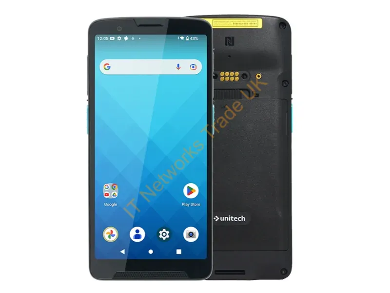 EA660-NANFUM3G - Unitech Ea660 (3Rd Gen) Handheld Mobile Computer 6" 2160 X 1080 Pixels Touchscreen 9.52 Oz (270 G) Black
