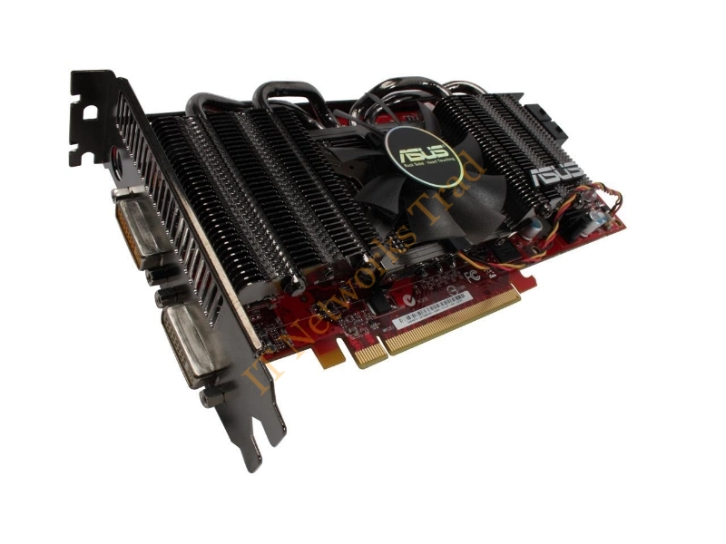 EAH4870 ASUS ATI Radeon HD 4870 512MB DDR5 2DVI-I HDTV HDCP PCI Express 2.0 Video Graphics Card