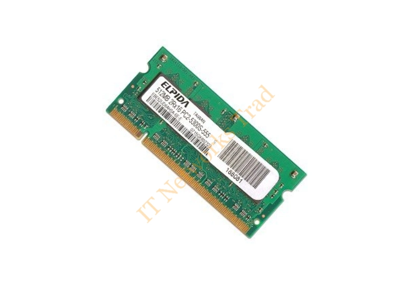 EBD52UC8AKDA-7B Elpida 512MB DDR-266MHz PC2100 non-ECC Unbuffered CL2.5 200-Pin SoDimm Memory Module Laptop Memory