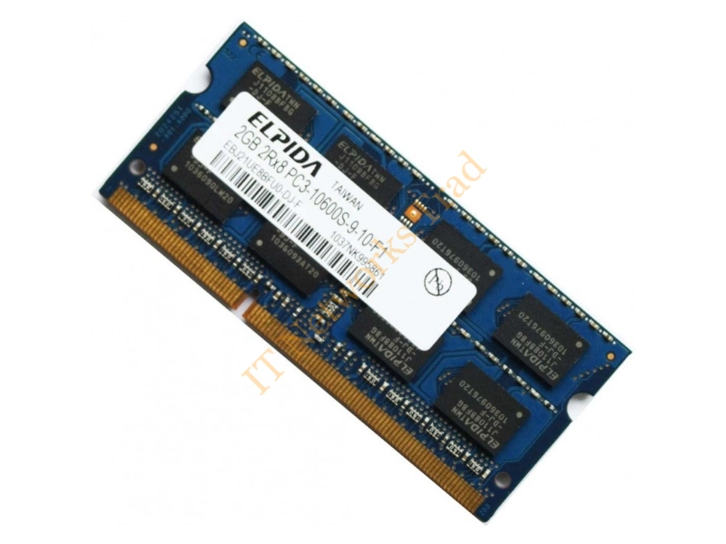 EBE21UE8ACSA-5C-E Elpida 2GB DDR2-533MHz PC2-4200 non-ECC Unbuffered CL4 200-Pin SoDimm Memory Module Laptop Memory
