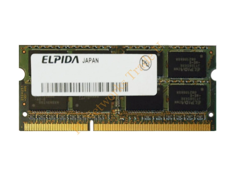 EBE51ED8AHFA-8E-E Elpida 512MB DDR2-800MHz PC2-6400 ECC Unbuffered CL5 240-Pin DIMM Single Rank Memory Module Server Memory