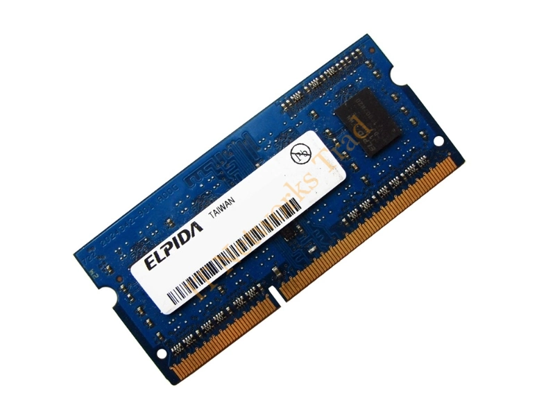 EBJ11UE6BASA-DG-E Elpida 1GB DDR3-1333MHz PC3-10600 CL8 204-Pin SoDimm Single Rank Memory Module Laptop Memory