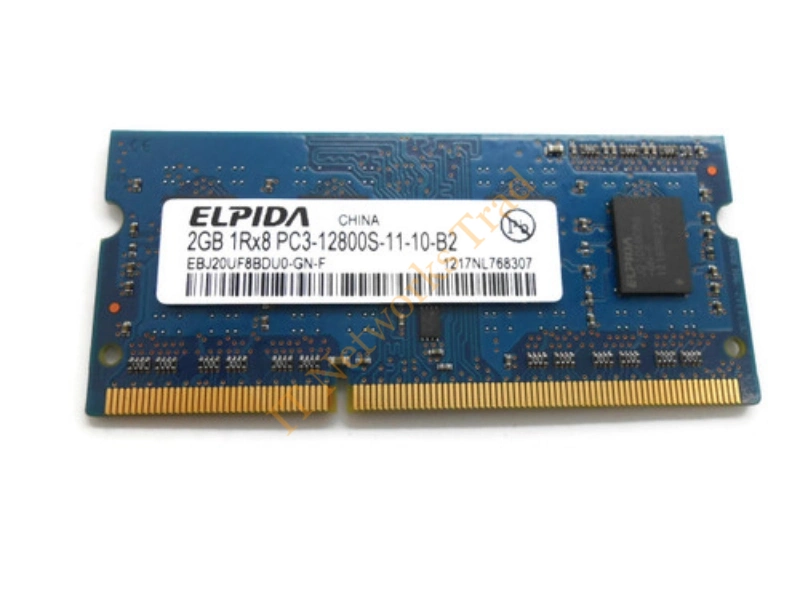 EBJ21UE8BDS1-AE-F Elpida 2GB DDR3-1066MHz PC3-8500 non-ECC Unbuffered CL7 204-Pin SoDimm Dual Rank Memory Module Laptop Memory