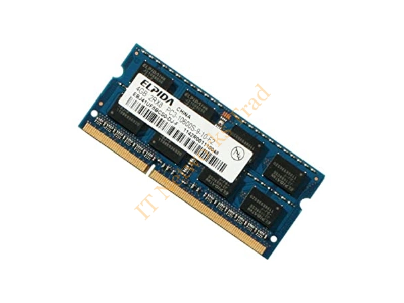 EBJ41UF8BAS0-AE-F Elpida 4GB DDR3-1066MHz PC3-8500 non-ECC Unbuffered CL7 204-Pin SoDimm Dual Rank Memory Module Laptop Memory