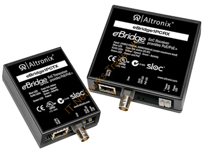 EBRIDGE1PCRTX - Altronix Ebridge1Pcrtx Network Media Converter 25 Mbit/S Black