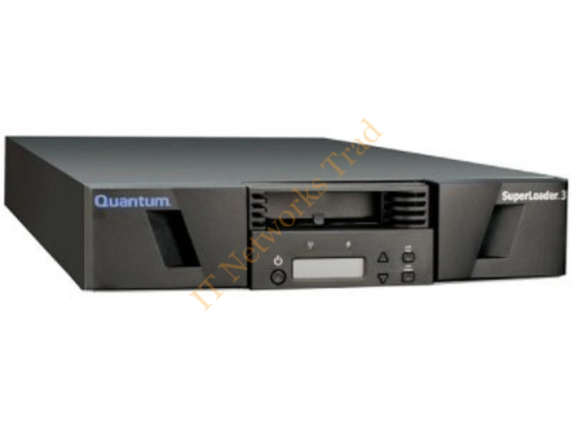 EC-S23AA-YF Quantum SuperLoader 3 DLT-S4 Tape Autoloader 12.8TB (Native) / 25.6TB (Compressed) SCSI Tape Drive Storage