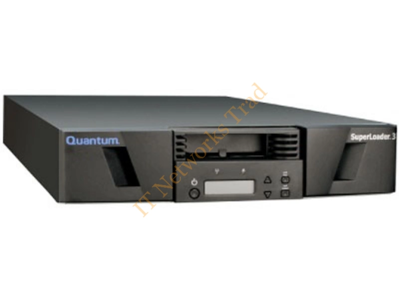 EC-SL3AA-YF Quantum SuperLoader 3 DLT-S4 Tape Autoloader 6.4TB (Native) / 12.8TB (Compressed) SCSI Tape Drive Storage