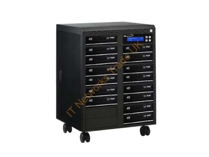 ECON-S15T-BD-BK - Vinpower Digital Econ Sata Blu-Ray/Dvd/Cd 1-15 Optical Disc Duplicator Black 15 Copies