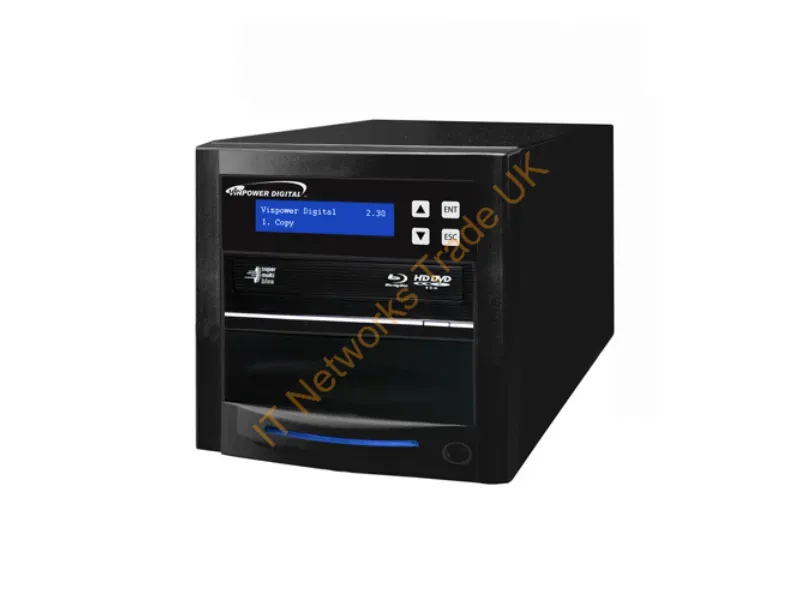 ECON-S1T-BD-BK - Vinpower Digital Econ Sata Blu-Ray/Dvd/Cd 1-1 Optical Disc Duplicator Black 1 Copies