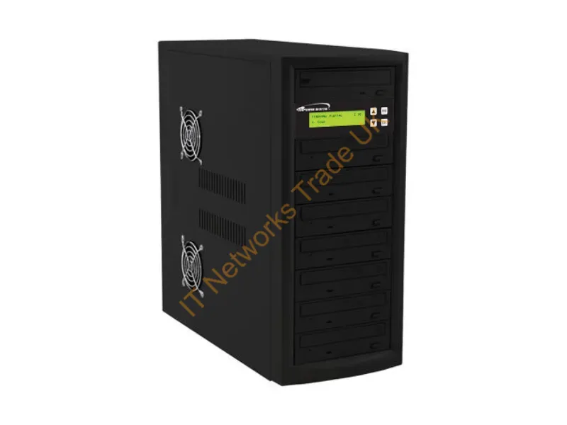 ECON-S7T-DVD-BK - Vinpower Digital Econ Series Sata Dvd/Cd Tower Optical Disc Duplicator Black 7 Copies