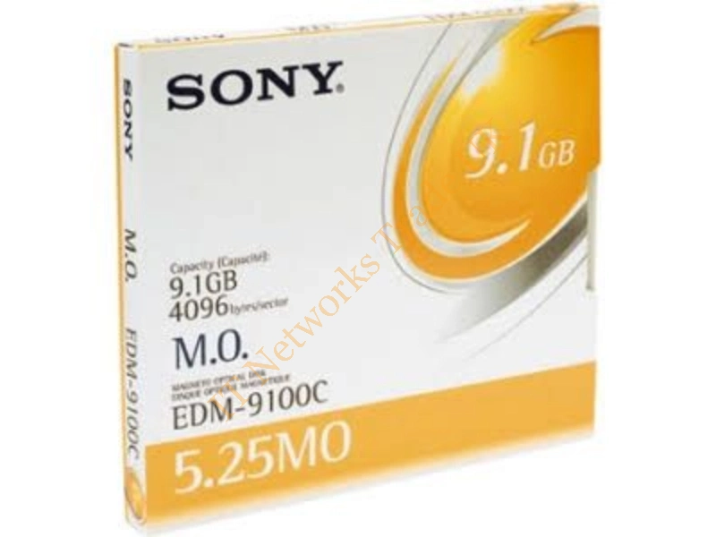 EDM-9100C Sony 5.25 Magneto Optical Media Rewritable 9.1GB 14x DVD Media