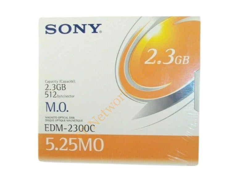 EDM2300 Sony 2.3GB Rewritable 5.25-inch Magneto Optical Media DVD Media