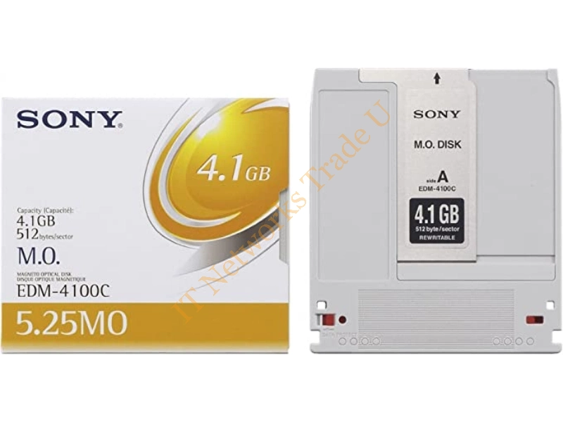 EDM4100 Sony EDM4100 Magneto Optical Media 4.10 GB 5.25 8x DVD Media