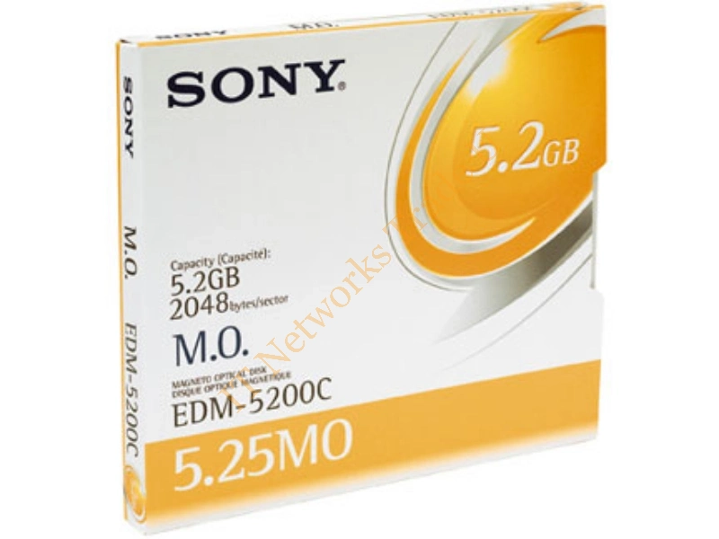 EDM4800 Sony EDM4800 Magneto Optical Media 4.80 GB 5.25 8x DVD Media
