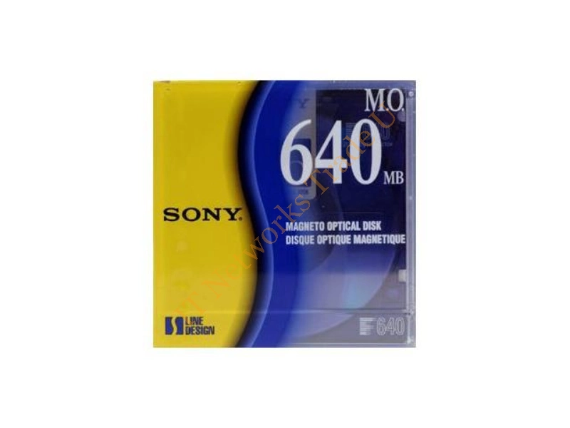 EDM640C2 Sony 3.5 Magneto Optical Media Rewritable 640MB 3.5 DVD Media