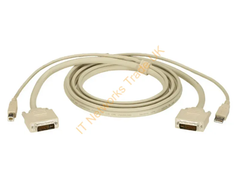 EHN900024U-0015 - Black Box Dvi/Usb 4.57M Kvm Cable Beige 179.9" (4.57 M)
