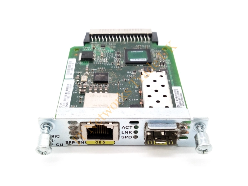 EHWIC-1GE-SFP-CU Cisco Enhanced High-Speed WAN Interface Card Network Adapter