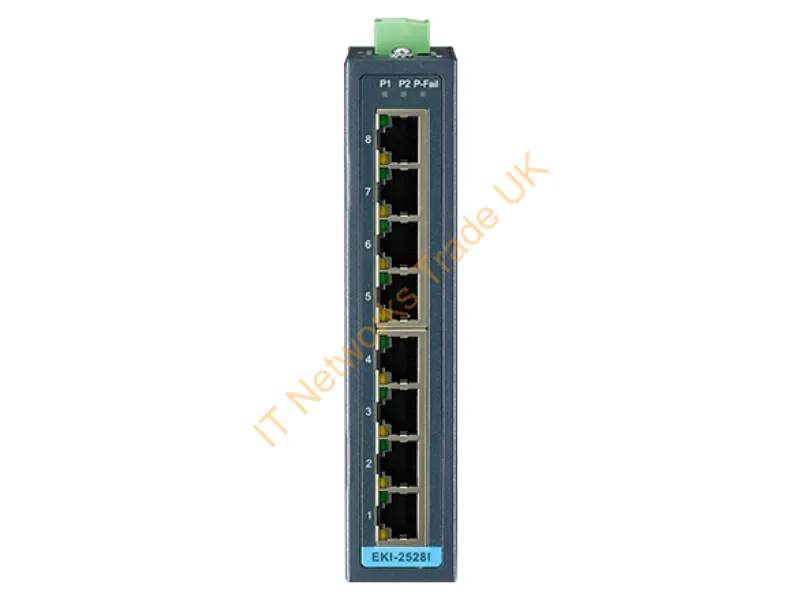 EKI-2528I-BE - Advantech Eki-2528I-Be Network Switch Unmanaged Fast Ethernet (10/100) Black