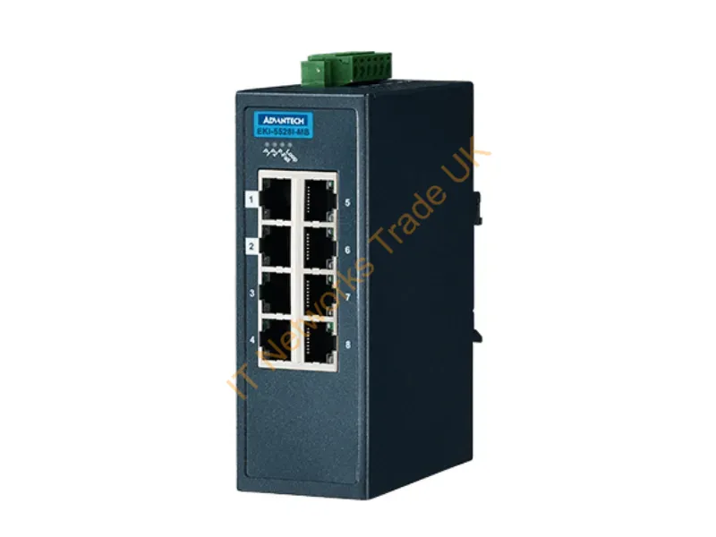 EKI-5528I-MB-AE - Advantech Eki-5528I-Mb Managed Fast Ethernet (10/100) Black