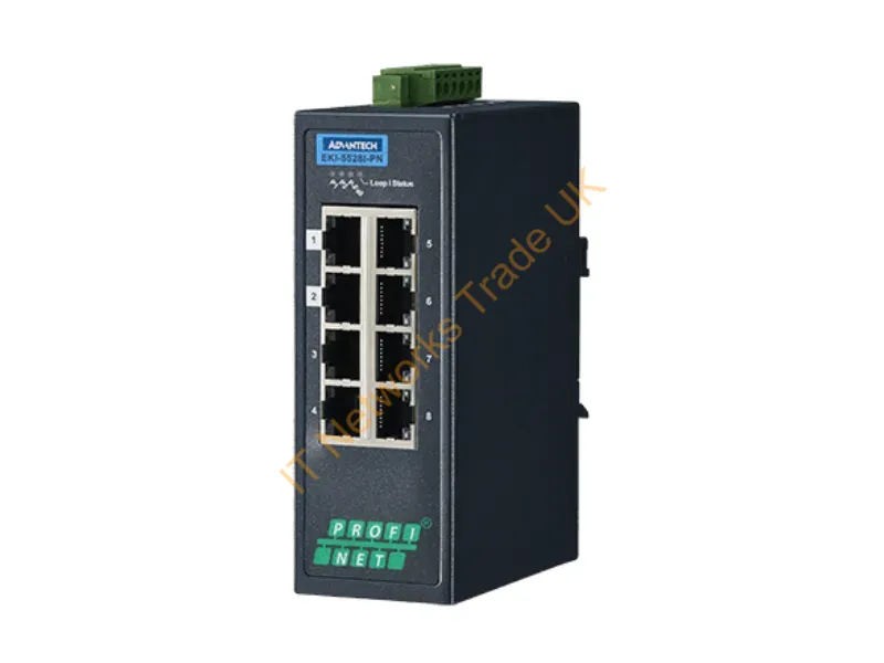 EKI-5528I-PN-AE - Advantech Eki-5528I-Pn-Ae Network Switch Managed Fast Ethernet (10/100) Black