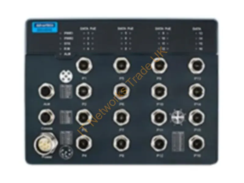 EKI-9516G-4GMPX-AE - Advantech Eki-9516G-4Gmpx Managed Gigabit Ethernet (10/100/1000) Power Over Ethernet (Poe) Black