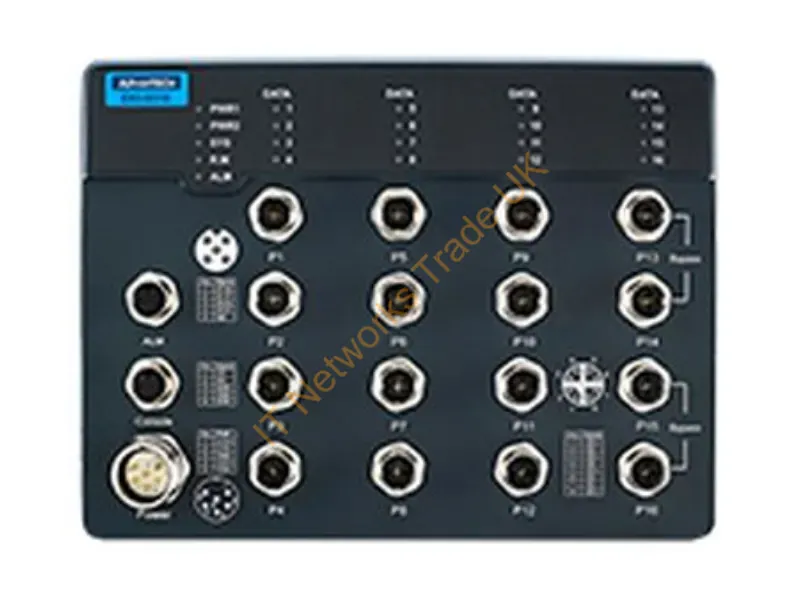 EKI-9516G-4GMW-AE - Advantech Eki-9516G-4Gmw Managed Gigabit Ethernet (10/100/1000) Black