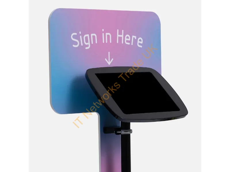 EL-BRD-B4-FE7-MG - Bouncepad Original Elevate + Branding Board (inc USB Cable) | Samsung Galaxy Tab S7 FE 12.4 (2021) | Black | Covered Front Camera and Home Button