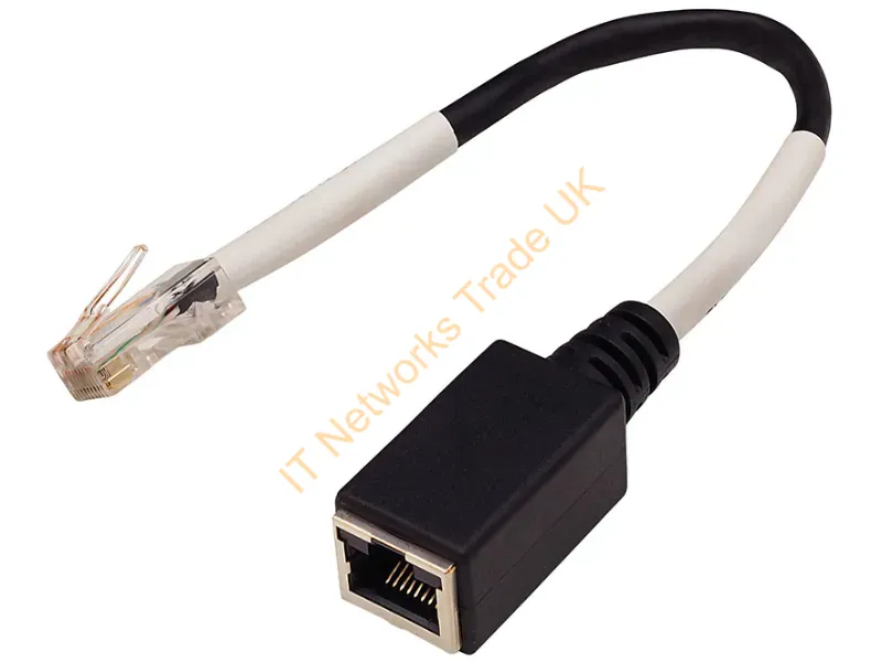 ELF-TSM-CBL-16 - Digi Elf-Tsm-Cbl-16 Networking Cable Black, White 5.98" (0.152 M)