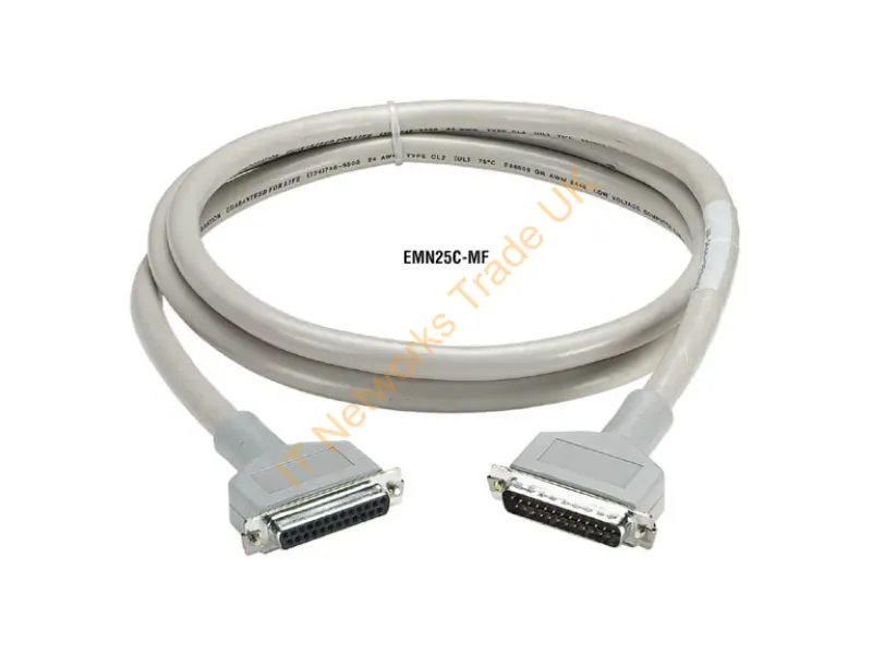 EMN25C-0025-MM - Black Box Rs-232, 7.6-M Serial Cable Gray 299.2" (7.6 M)