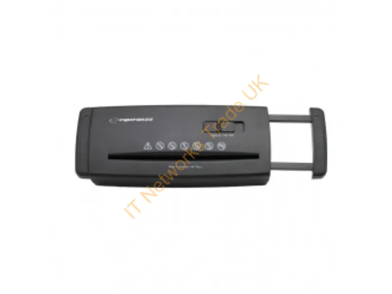 EN104 - Esperanza EN104 paper shredder Strip shredding 22 cm Black