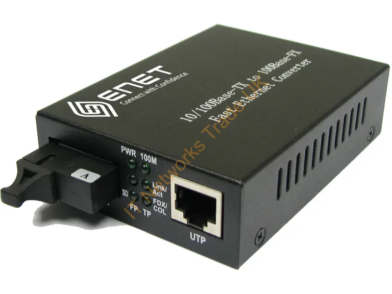 ENMC-FETP-SMF - Enet Components Enmc-Fetp-Smf Network Media Converter 1000 Mbit/S Black