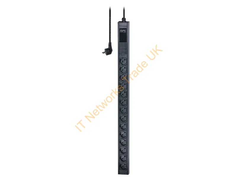 EPDU1116B-SCH - APC Easy Rack PDU, Basic, 0U, 1 Phase, 3.7kW, 230V, 16A, 14 x SCHUKO outlets, IEC60884 SCHUKO inlet