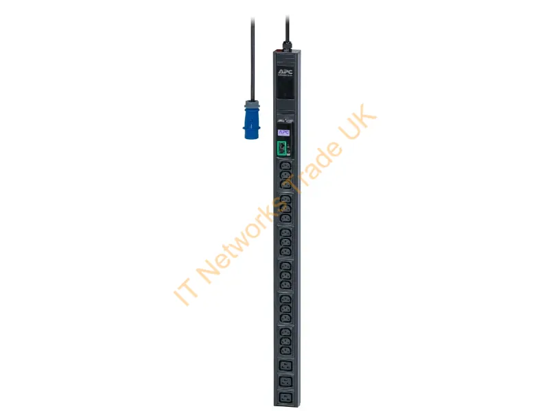 EPDU1116M - APC Easy Rack PDU, Metered, 0U, 1 Phase, 3.7kW, 230V, 16A, 18 x C13 and 3 x C19 outlets, IEC60309 2P+E inlet