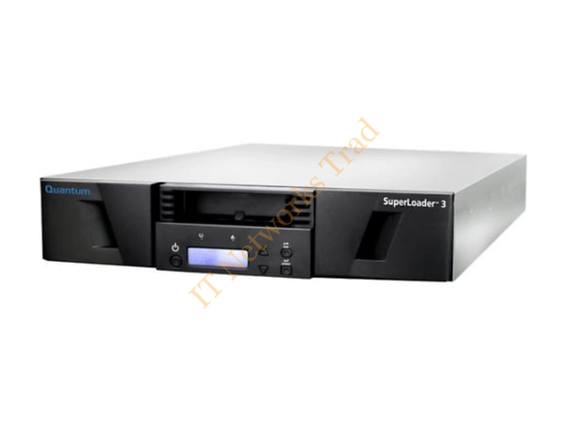 ER-LL4AA-YF Quantum SuperLoader 3 LTO Ultrium 2 Tape Autoloader 1 x Drive/8 x Slot 1.6TB (Native) / 3.2TB (Compressed) SCSI Network Tape Drive Storage